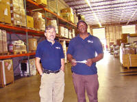 Warehouse staff at TT Transport